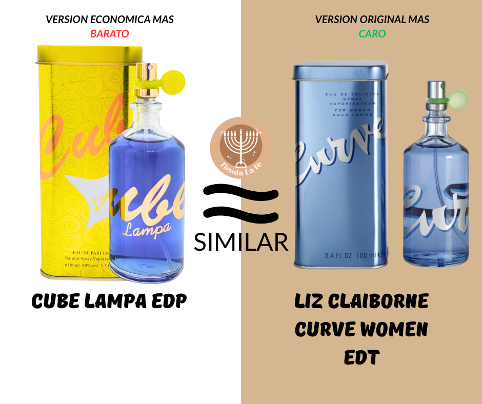 CUBE LAMPA EDP 100ML (M) (AROMA SIMILAR LIZ CLAIBORNE CURVE WOMEN EDT)