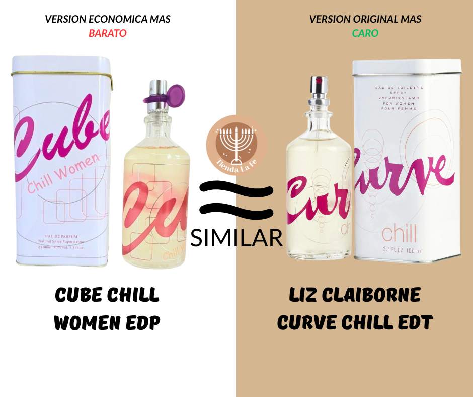 CUBE CHILL WOMEN EDP 100ML (M) (AROMA SIMILAR LIZ CLAIBORNE CURVE CHILL EDT)