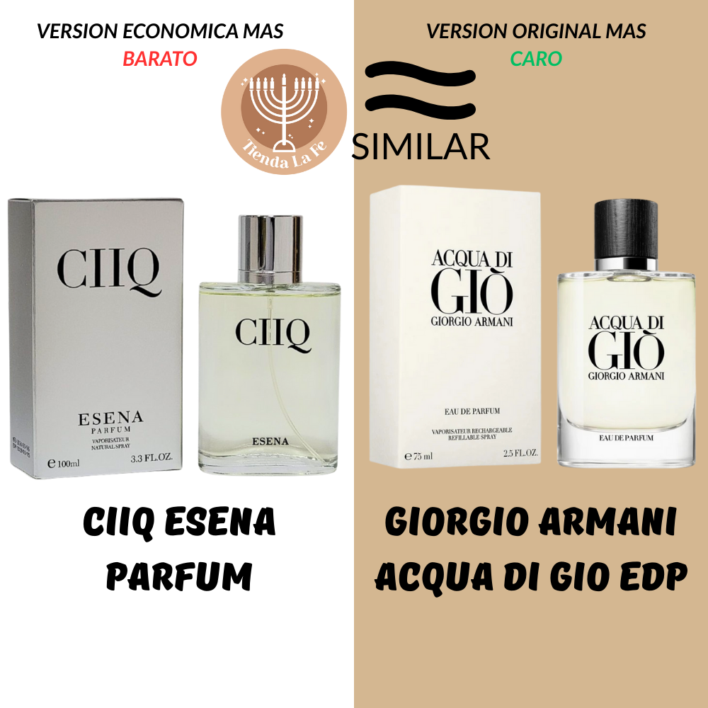 CIIQ ESENA PARFUM 100ML (H) (AROMA SIMILAR GIORGIO ARMANI ACQUA DI GIO EDP)