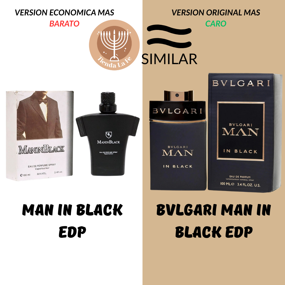 MAN IN BLACK EDP 100ML (H) (AROMA SIMILAR BVLGARI MAN IN BLACK EDP)