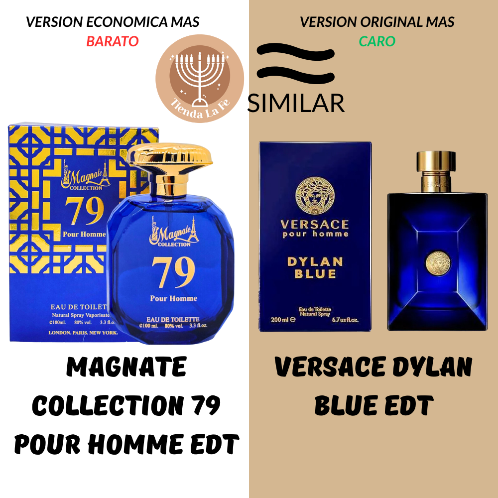 MAGNATE COLLECTION 79 POUR HOMME EDT 100ML (H) (AROMA SIMILAR VERSACE DYLAN BLUE EDT)