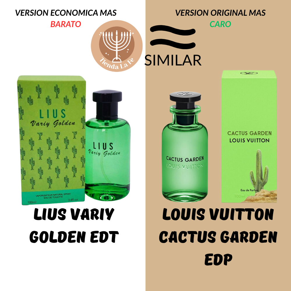 LIUS VARIY GOLDEN EDT 100ML (H) (AROMA SIMILAR LOUIS VUITTON CACTUS GARDEN EDP)