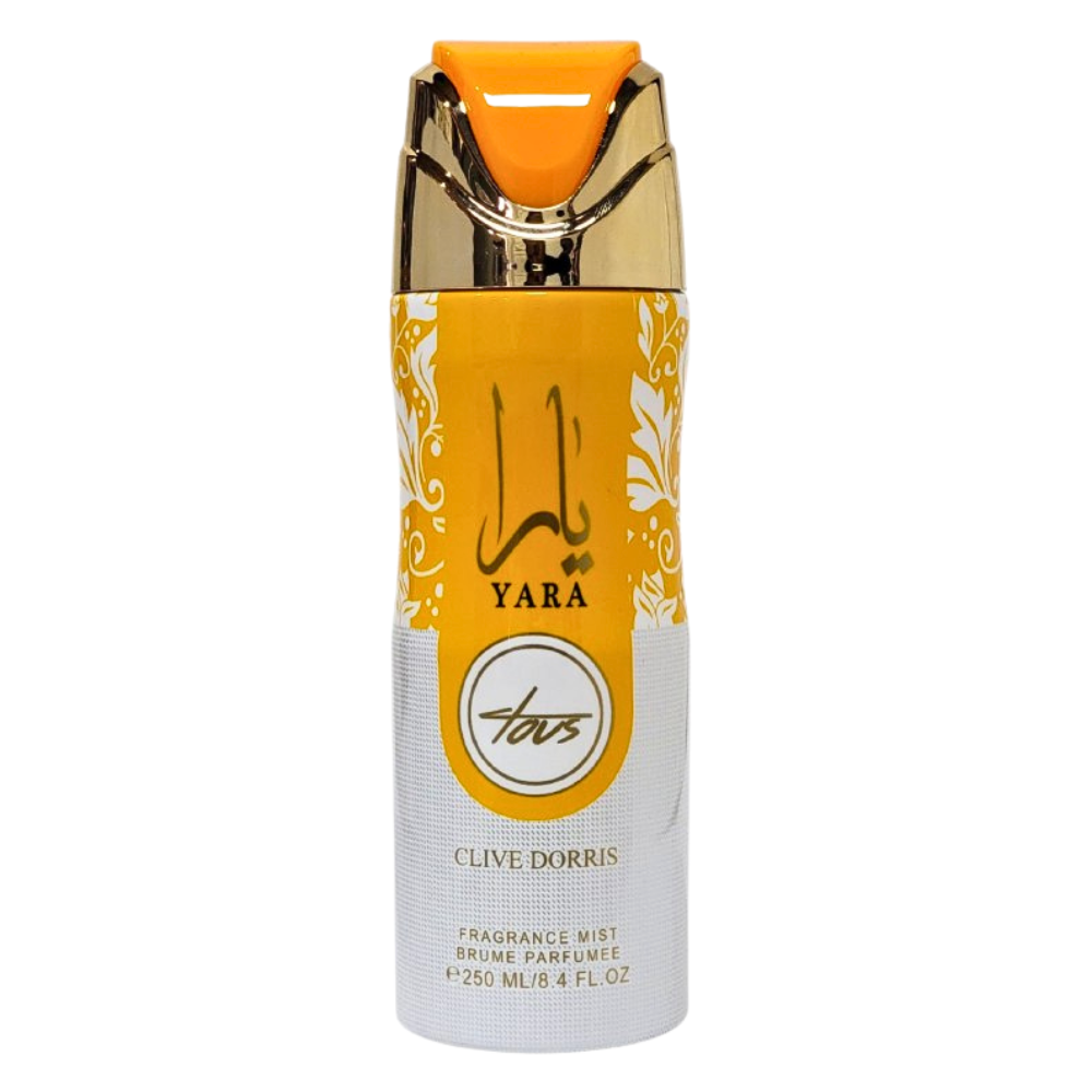 SPLASH YARA TOUS CLIVE DORRIS PERFUMADO CONCENTRADO 250ML (M) (AROMA SIMILAR LATTAFA YARA TOUS EDP)