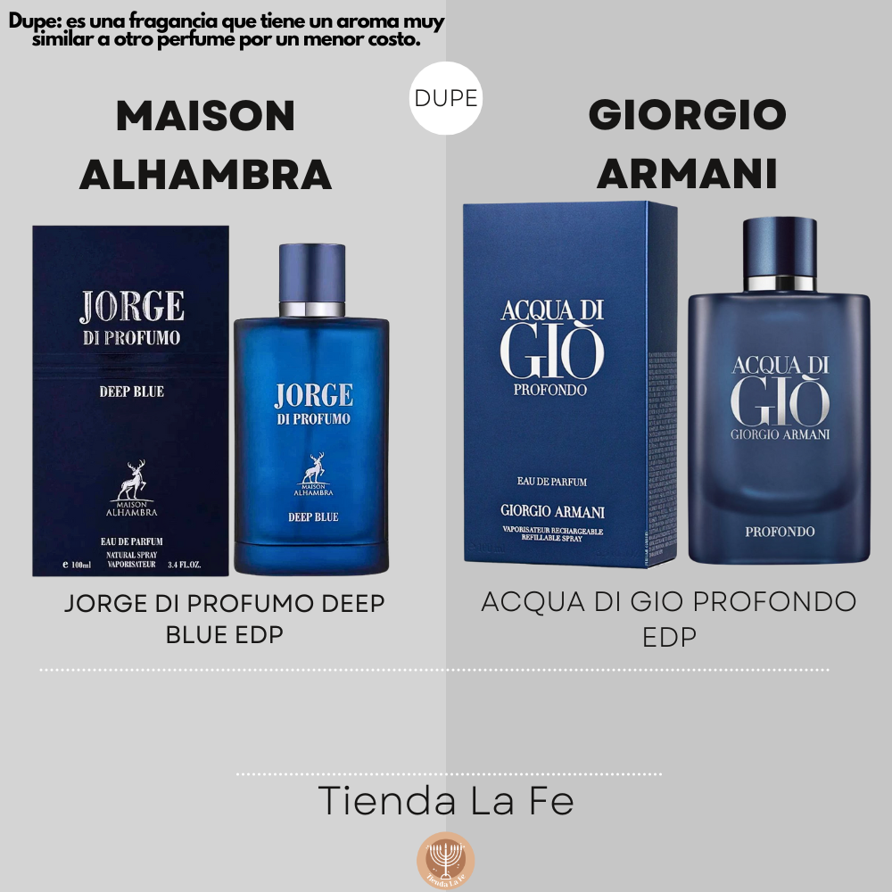 MAISON ALHAMBRA JORGE DI PROFUMO DEEP BLUE EDP 100ML (H) (DUPE GIORGIO ARMANI ACQUA DI GIO PROFONDO EDP)