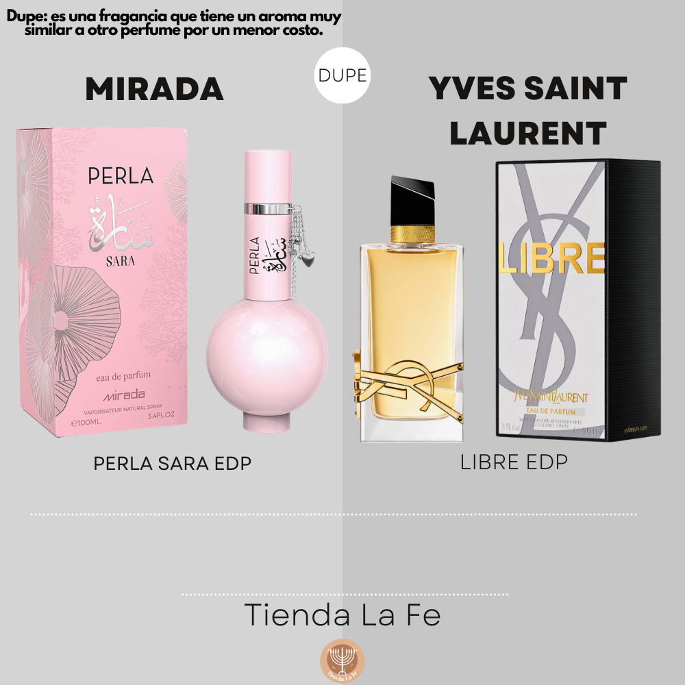 MIRADA PERLA SARA EDP 100ML (M) (DUPE YVES SAINT LAURENT LIBRE EDP)