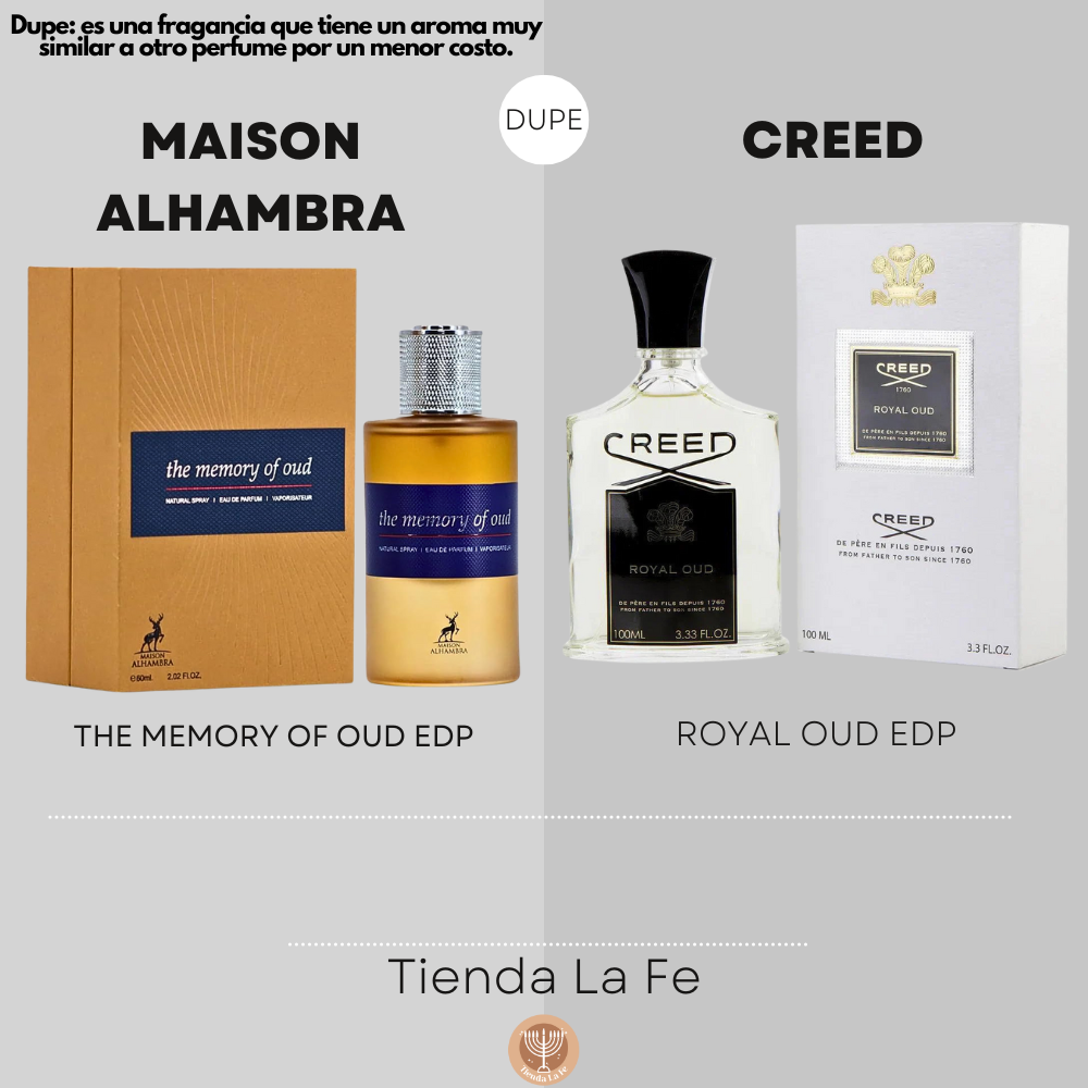 MAISON ALHAMBRA THE MEMORY OF OUD EDP 60ML (U) (DUPE CREED ROYAL OUD EDP)