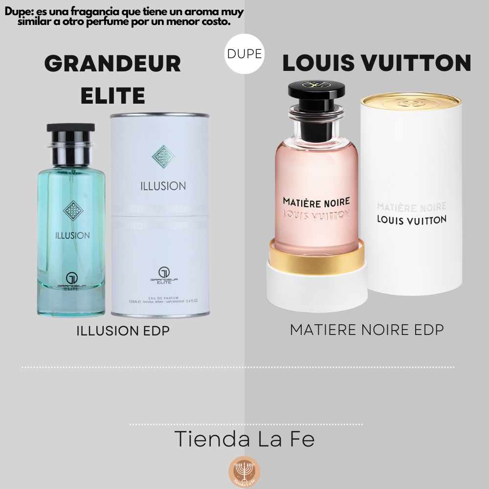GRANDEUR ELITE ILLUSION EDP 100ML (M) (DUPE LOUIS VUITTON MATIERE NOIRE EDP)