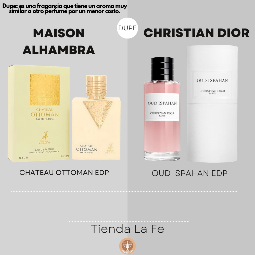 MAISON ALHAMBRA CHATEAU OTTOMAN EDP 100ML (U) (DUPE CHRISTIAN DIOR OUD ISPAHAN EDP)