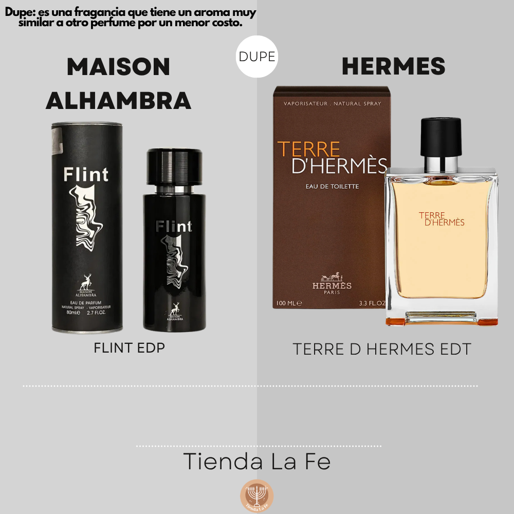 MAISON ALHAMBRA FLINT EDP 80ML (H) (DUPE HERMES TERRE D HERMES EDT)