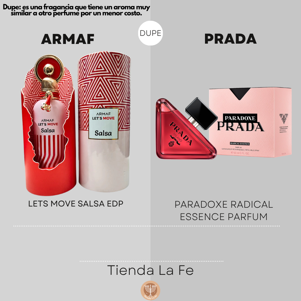 ARMAF LETS MOVE SALSA EDP 100ML (M) (DUPE PRADA PARADOXE RADICAL ESSENCE PARFUM)