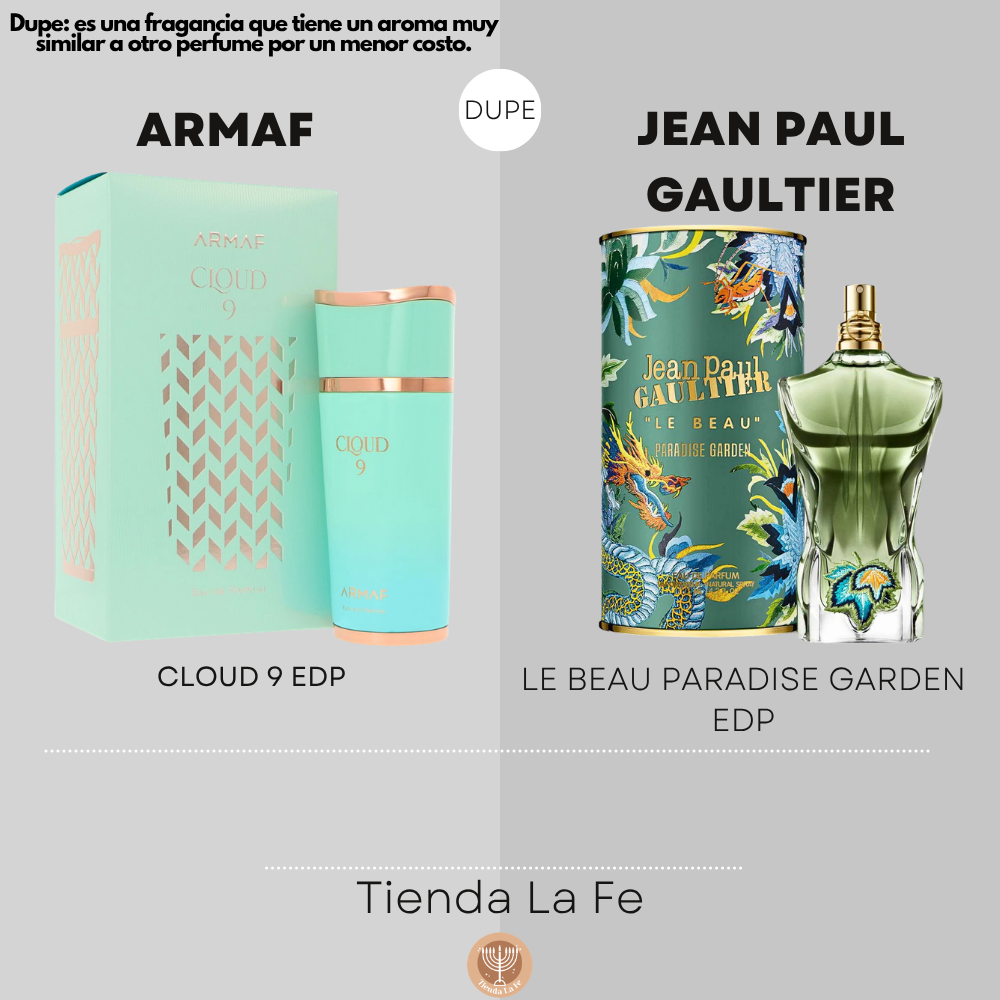 ARMAF CLOUD 9 EDP 100ML (U) (DUPE JEAN PAUL GAULTIER LE BEAU PARADISE GARDEN EDP)