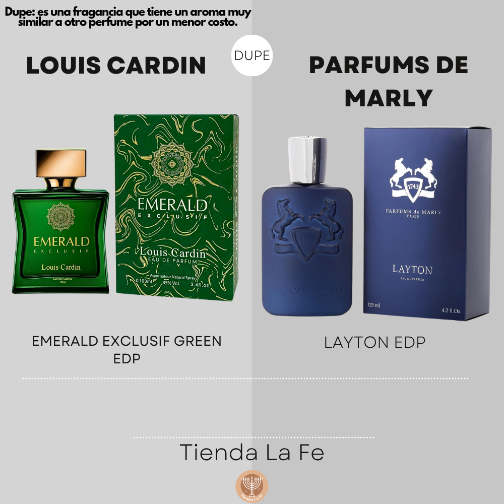 LOUIS CARDIN EMERALD EXCLUSIF GREEN EDP 100ML (U) (DUPE PARFUMS DE MARLY LAYTON EDP)