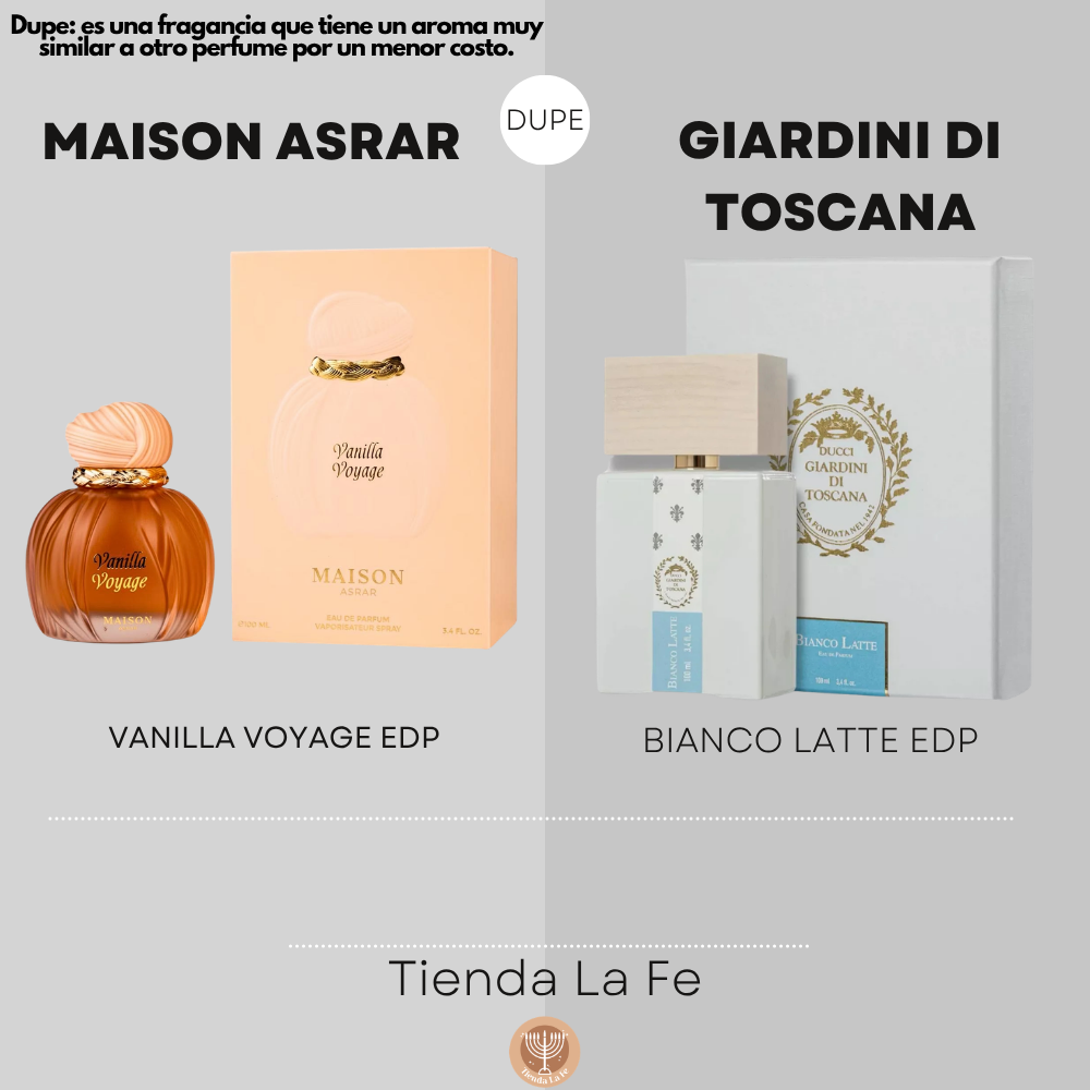 MAISON ASRAR VANILLA VOYAGE EDP 100ML (M) (DUPE GIARDINI DI TOSCANA BIANCO LATTE EDP)