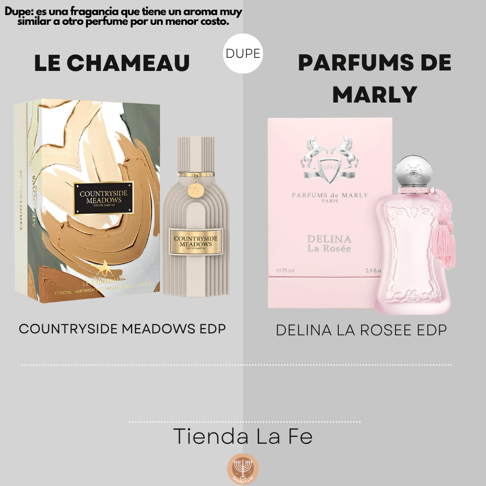 LE CHAMEAU COUNTRYSIDE MEADOWS EDP 100ML (M) (DUPE PARFUMS DE MARLY DELINA LA ROSEE EDP)