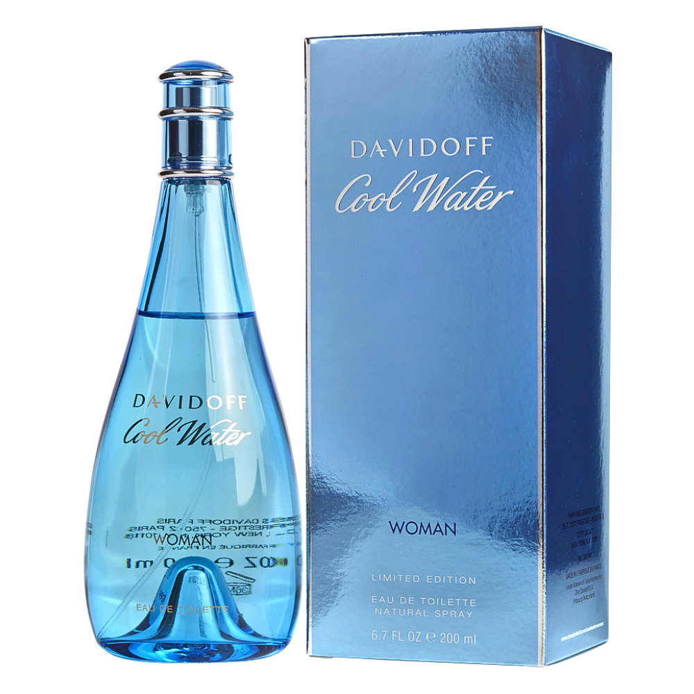 DAVIDOFF COOL WATER WOMAN EDT 200ML (M)