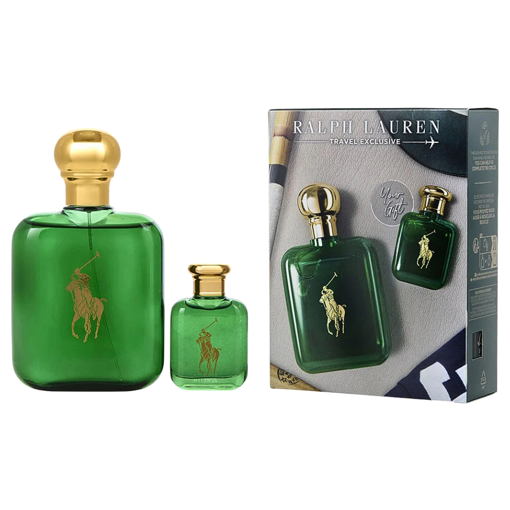 SET RALPH LAUREN POLO TRAVEL EXCLUSIVE EDT 118ML, EDT 15ML (H)