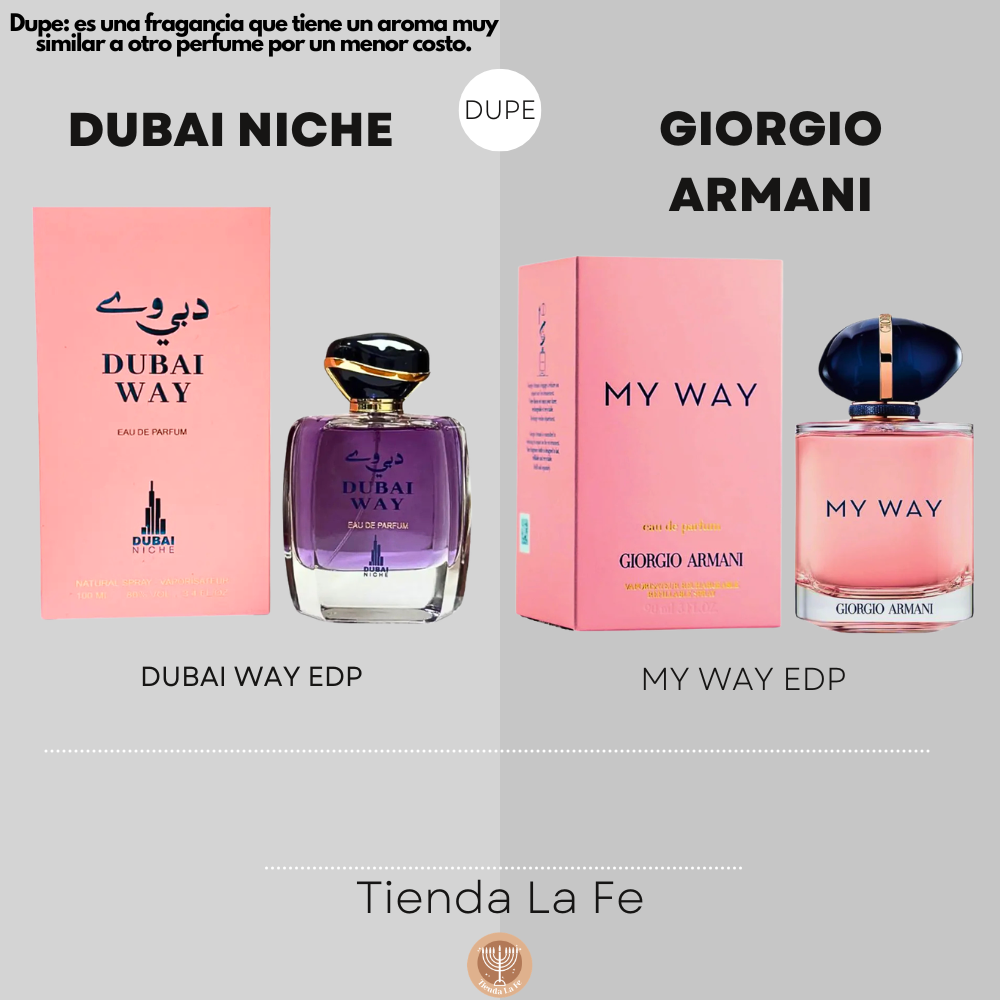 DUBAI NICHE DUBAI WAY EDP 100ML (M) (DUPE GIORGIO ARMANI MY WAY EDP)