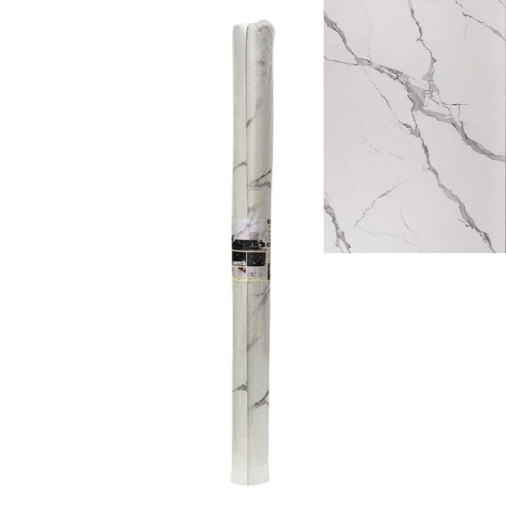 DECORACION PAPEL TAPIZ DE PVC ADHESIVO TIPO MARMOL PARA PARED ELEGANTE Y FACIL DE LIMPIAR 120CMX3MTS