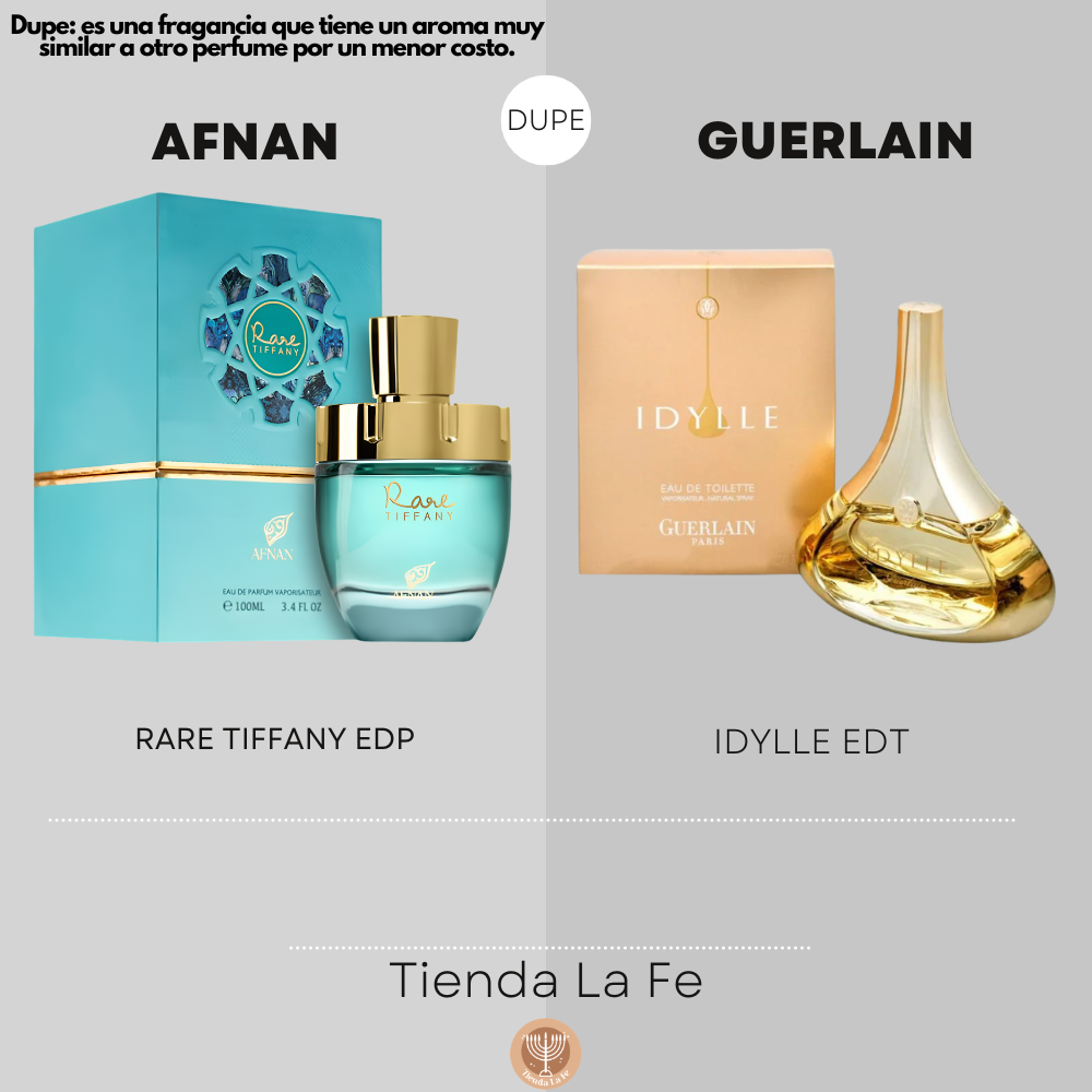 AFNAN RARE TIFFANY EDP 100ML (M) (DUPE GUERLAIN IDYLLE EDT)