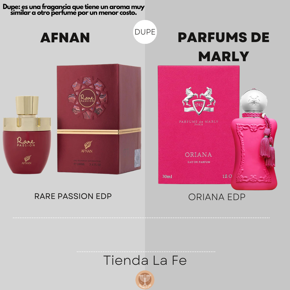 AFNAN RARE PASSION EDP 100ML (M) (DUPE PARFUMS DE MARLY ORIANA EDP)