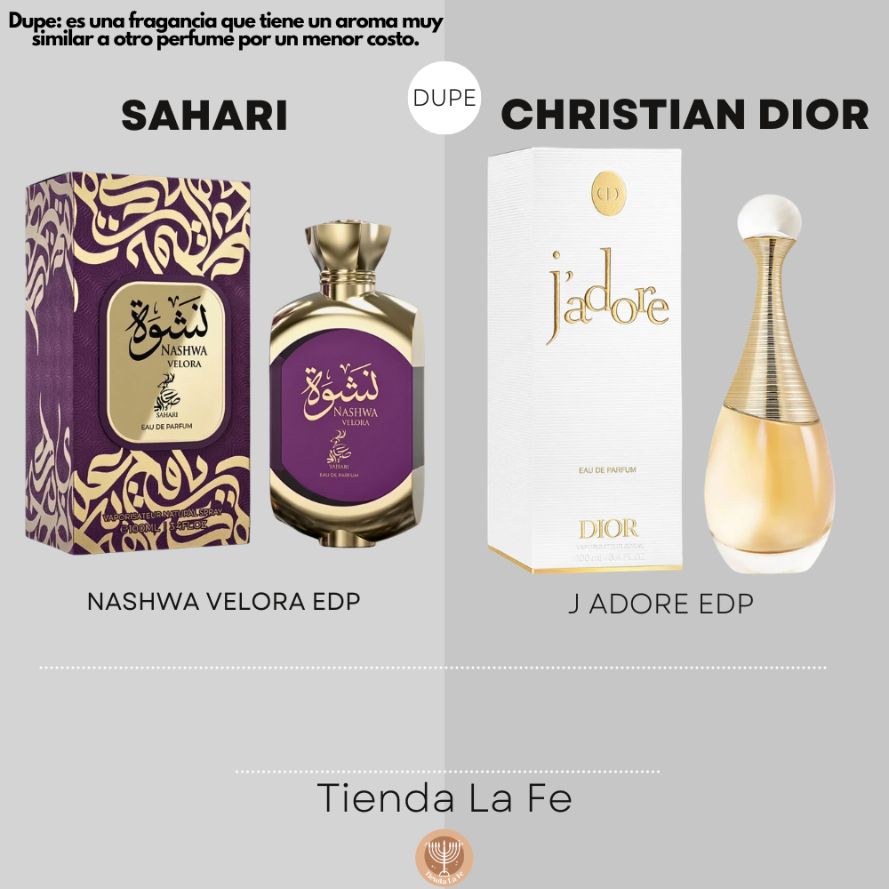 SAHARI NASHWA VELORA EDP 100ML (M) (DUPE CHRISTIAN DIOR J ADORE EDP)