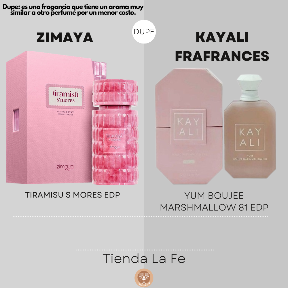 ZIMAYA TIRAMISU S MORES EDP 100ML (M) (DUPE KAYALI FRAFRANCES YUM BOUJEE MARSHMALLOW 81 EDP)