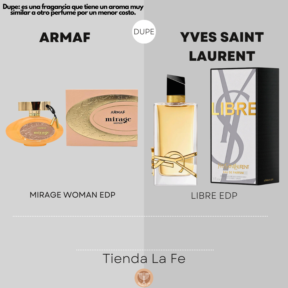 ARMAF MIRAGE WOMAN EDP 100ML (M) (DUPE YVES SAINT LAURENT LIBRE EDP)