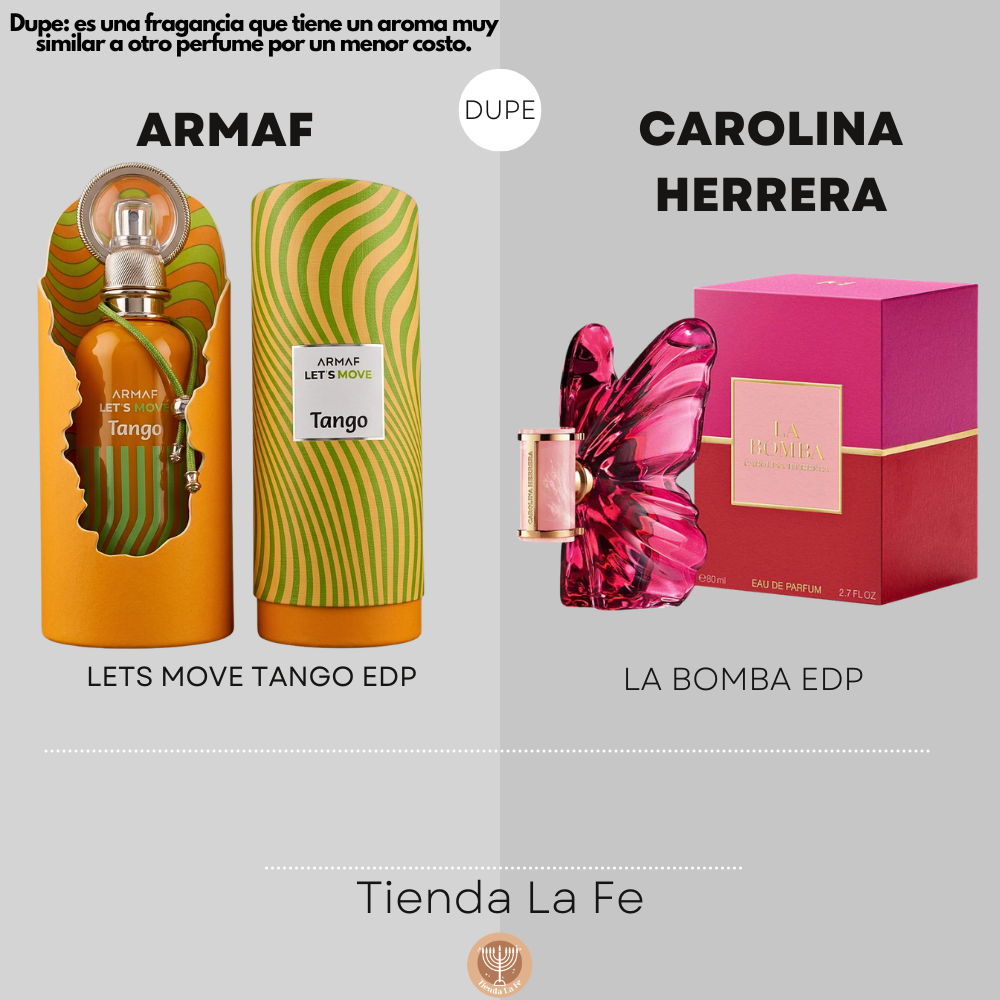 ARMAF LETS MOVE TANGO EDP 100ML (M) (DUPE CAROLINA HERRERA LA BOMBA EDP)