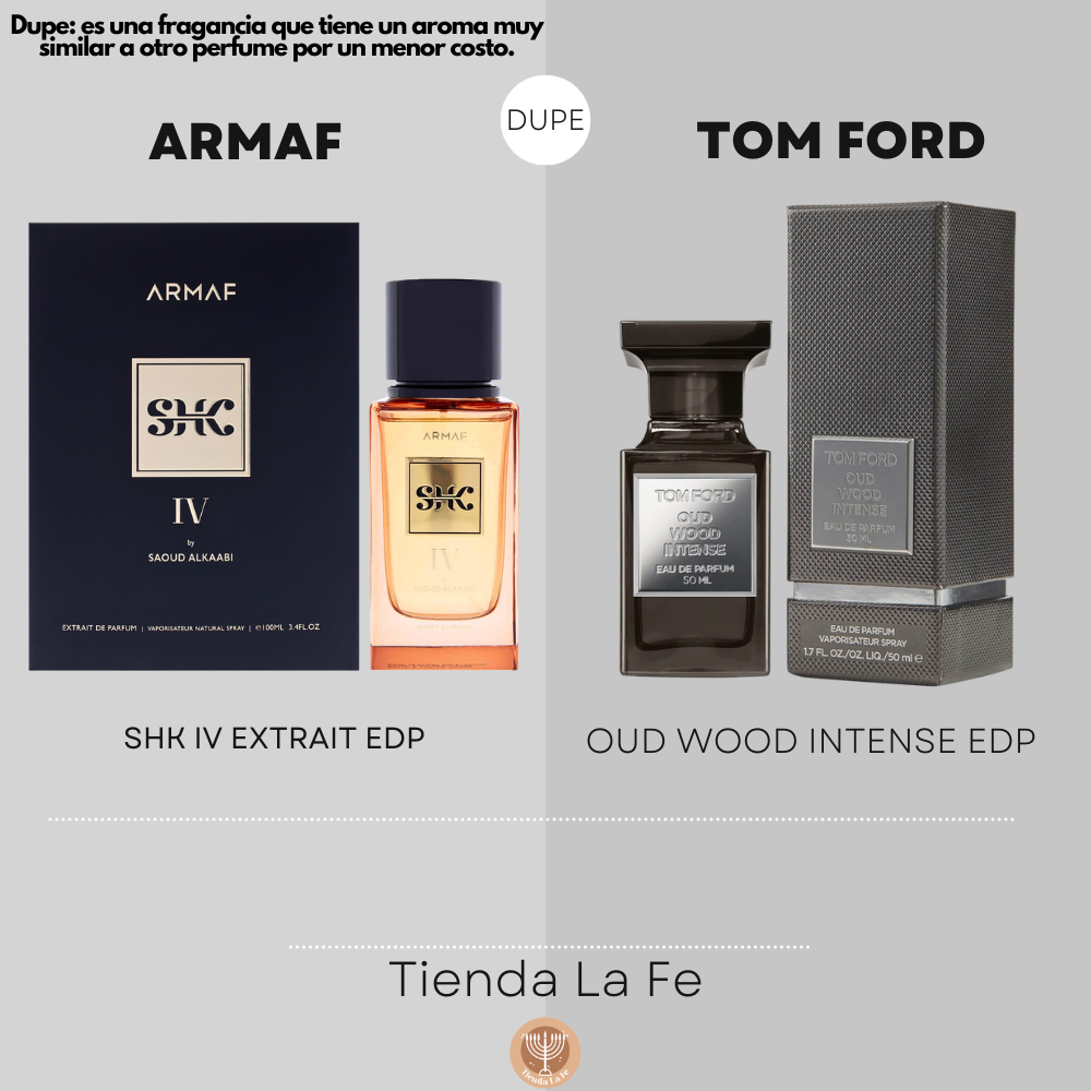 ARMAF SHK IV EXTRAIT EDP 100ML (U) (DUPE TOM FORD OUD WOOD INTENSE EDP)