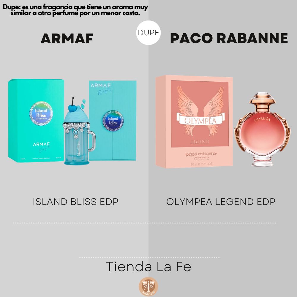 ARMAF ISLAND BLISS EDP 100ML (M) (DUPE PACO RABANNE OLYMPEA LEGEND EDP)