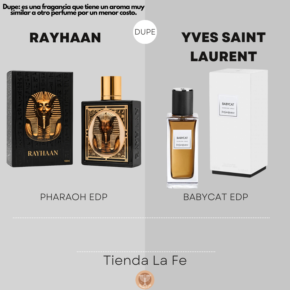RAYHAAN PHARAOH EDP 100ML (U) (DUPE YVES SAINT LAURENT BABYCAT EDP)