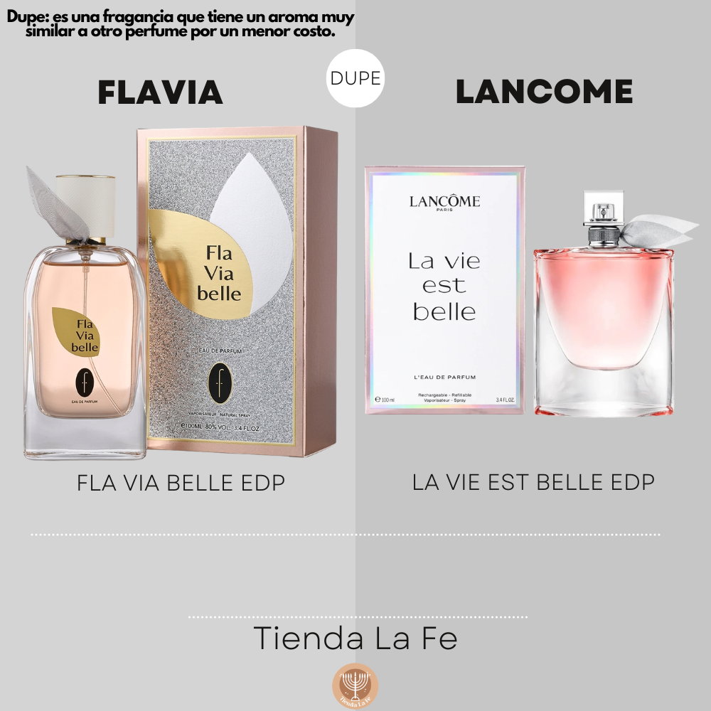 FLAVIA FLA VIA BELLE EDP 100ML (M) (DUPE LANCOME LA VIE EST BELLE EDP)