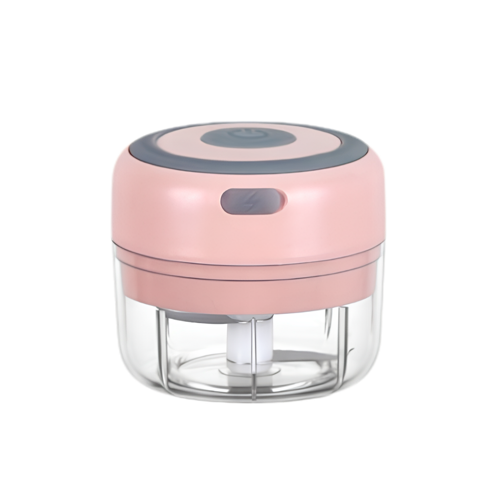 MAQUINA MINI CORTADORA Y PICADOR ELECTRICO DE ALIMENTOS PORTATIL CON CARGA USB