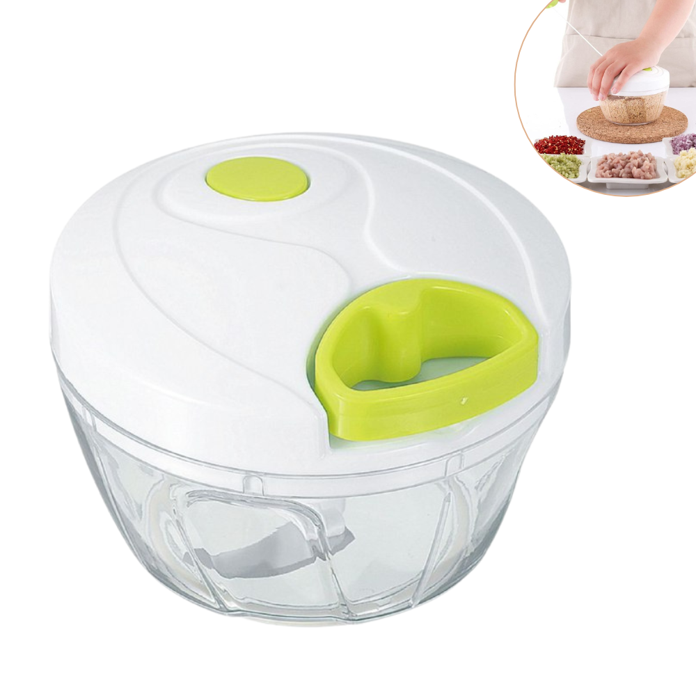 MAQUINA PROCESADORA PICADORA DE ALIMENTOS MANUAL CON CUERDA