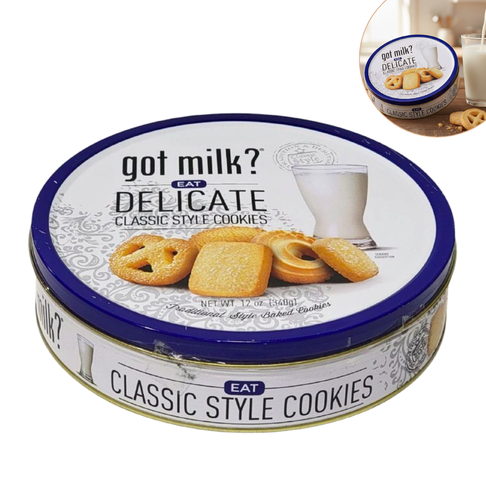 CAJA DE GALLETAS DE MANTEQUILLA TRADICIONAL GOT MILK? 340G
