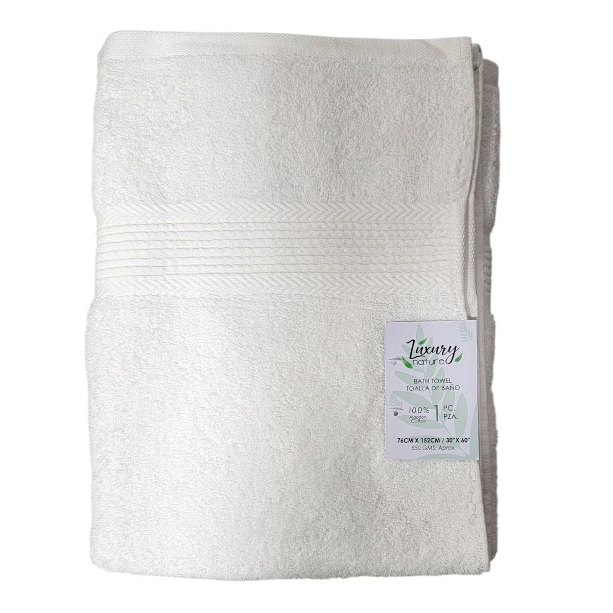 TOALLA DE ALGODON LUXURY NATURE 152X76CM