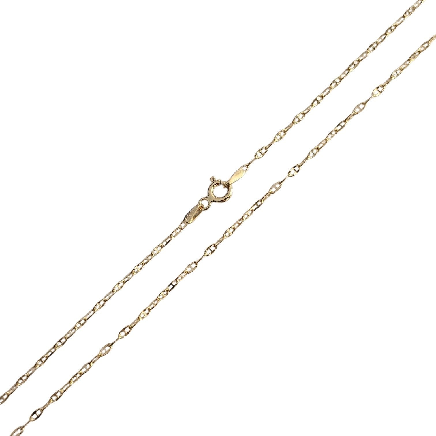 CADENA DE ORO 10K PARA DAMA 21.5CM PESO: 0.9G