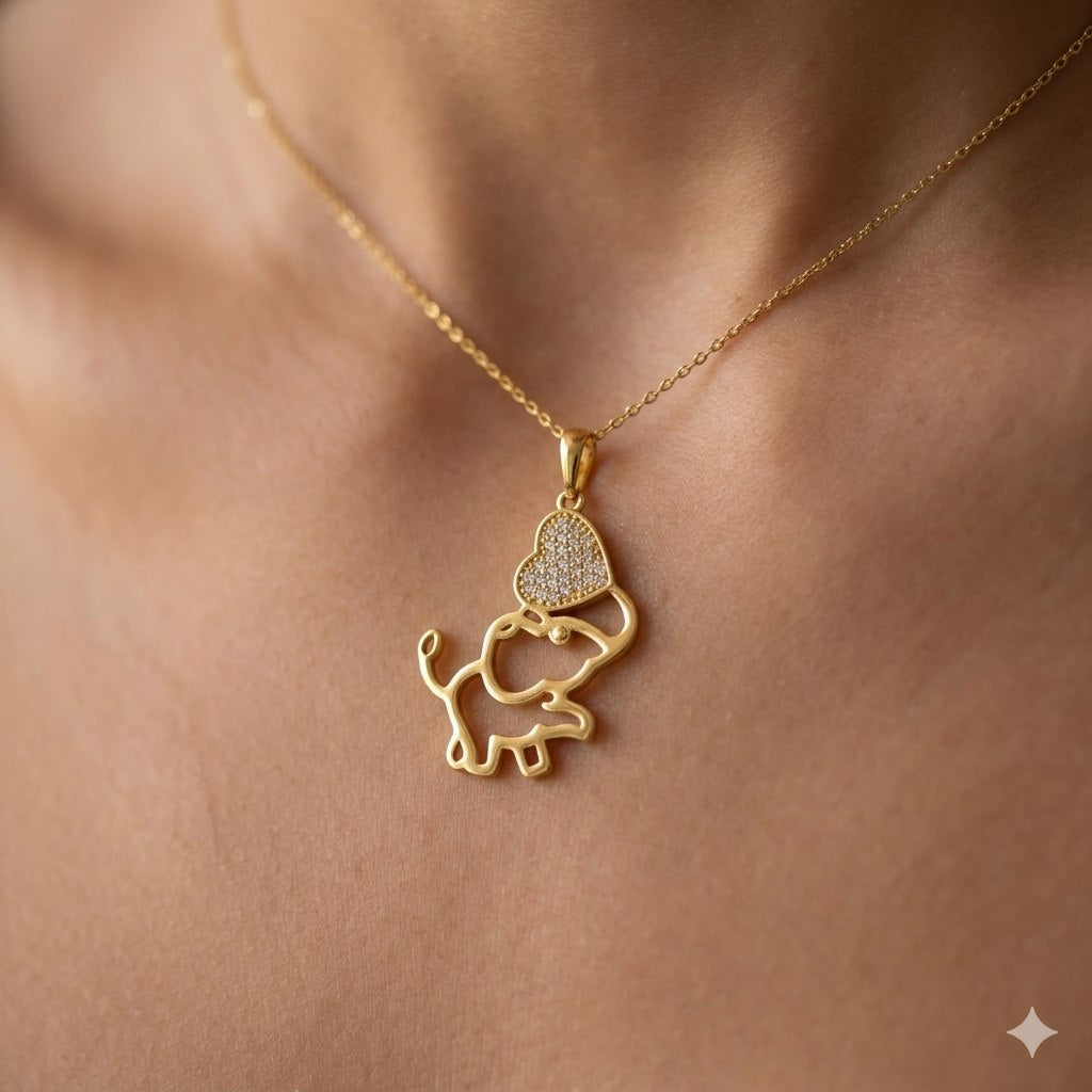 DIJE DE ORO 10K CON FORMA DE ELEFANTE 2.5CM PESO: 1.3G