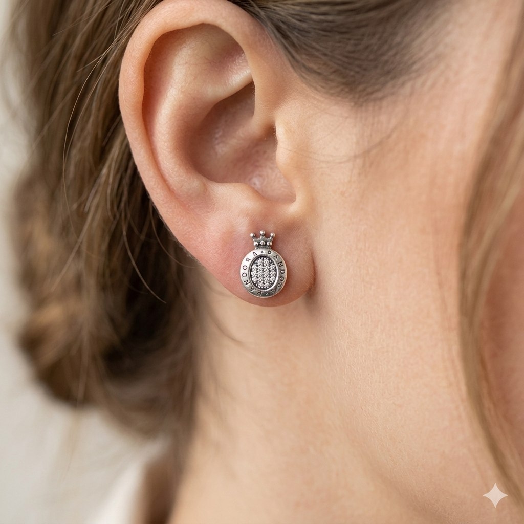 ARITO PANDORA DE PLATA 9.25 DE FORMA CIRCULAR CON CORONA PESO: 2.7G