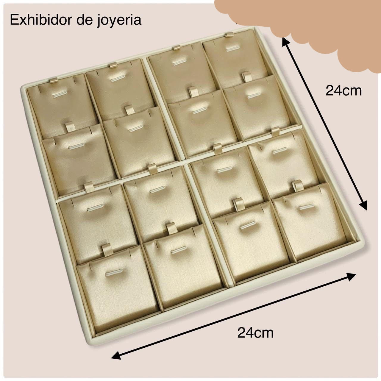 MAQUETA PARA 16 SET JOYERIA