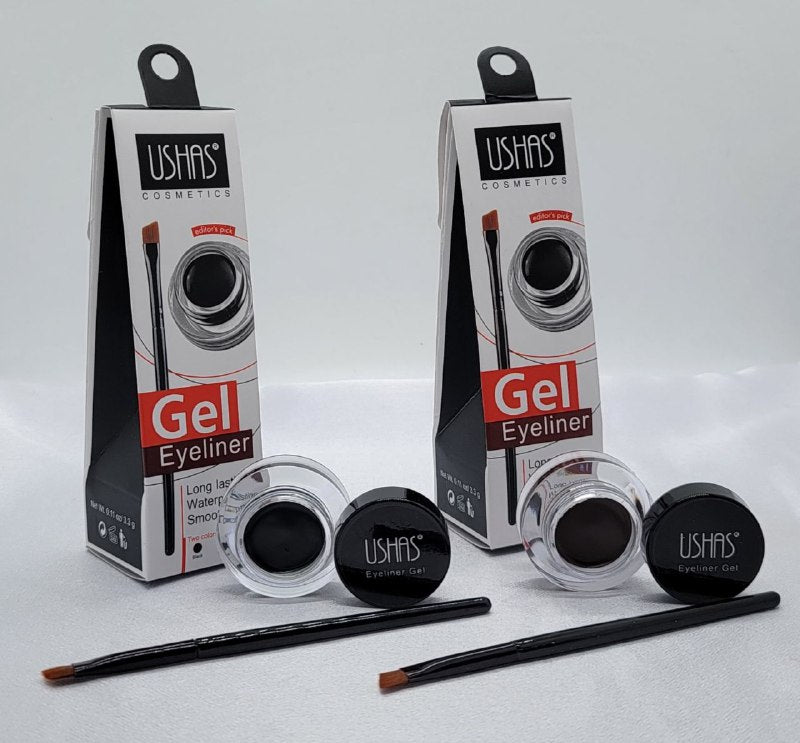 GEL DELINEADOR DE OJOS DE ALTA DURACION A PRUEBA DE AGUA USHAS 3.3G (DUPE DE BEAUTY CREATIONS)