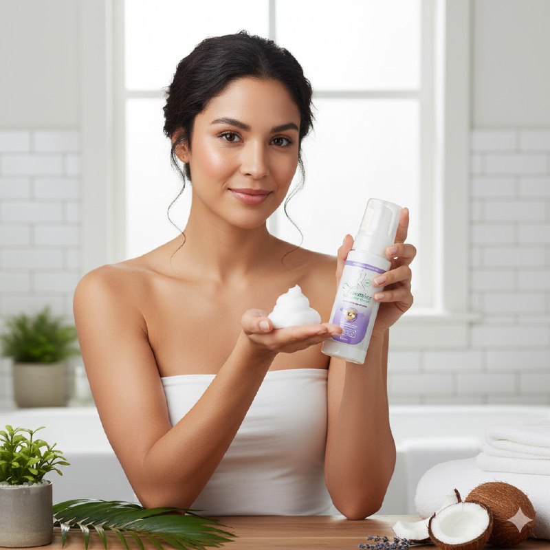 JABON INTIMO EN ESPUMA SUAVE E HIDRATANTE CON COCO FEMENINE FOAMING WASH 200ML