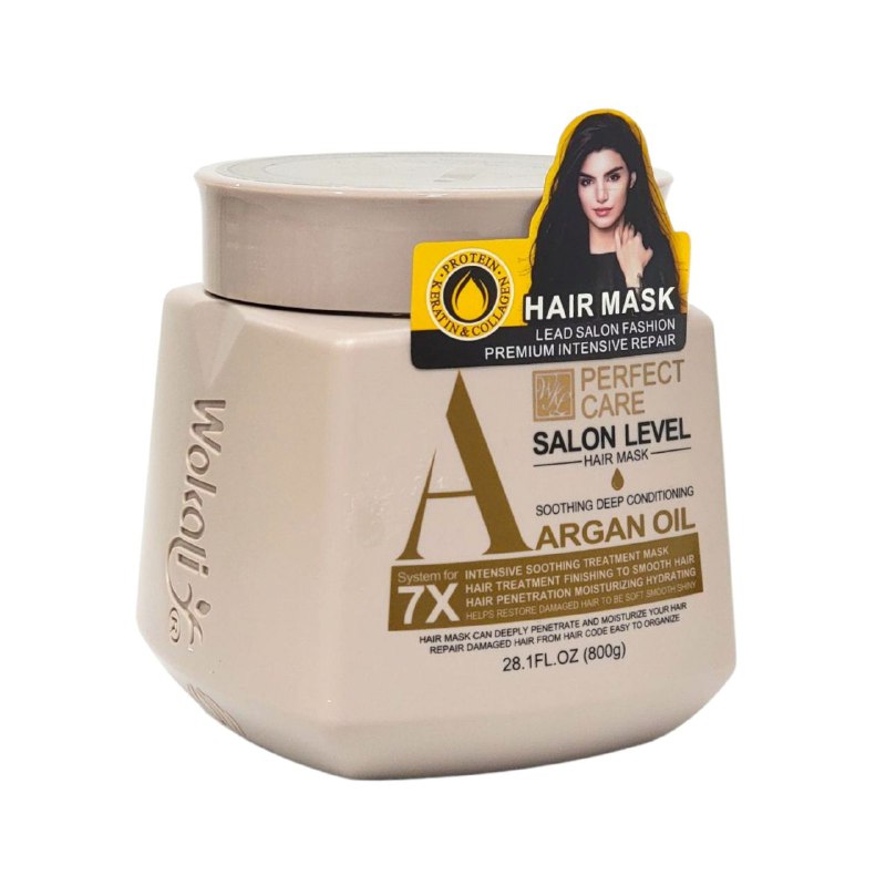 MASCARILLA PARA EL CABELLO CON TRATAMIENTO DE ACEITE DE ARGAN PERFECT CARE 800G