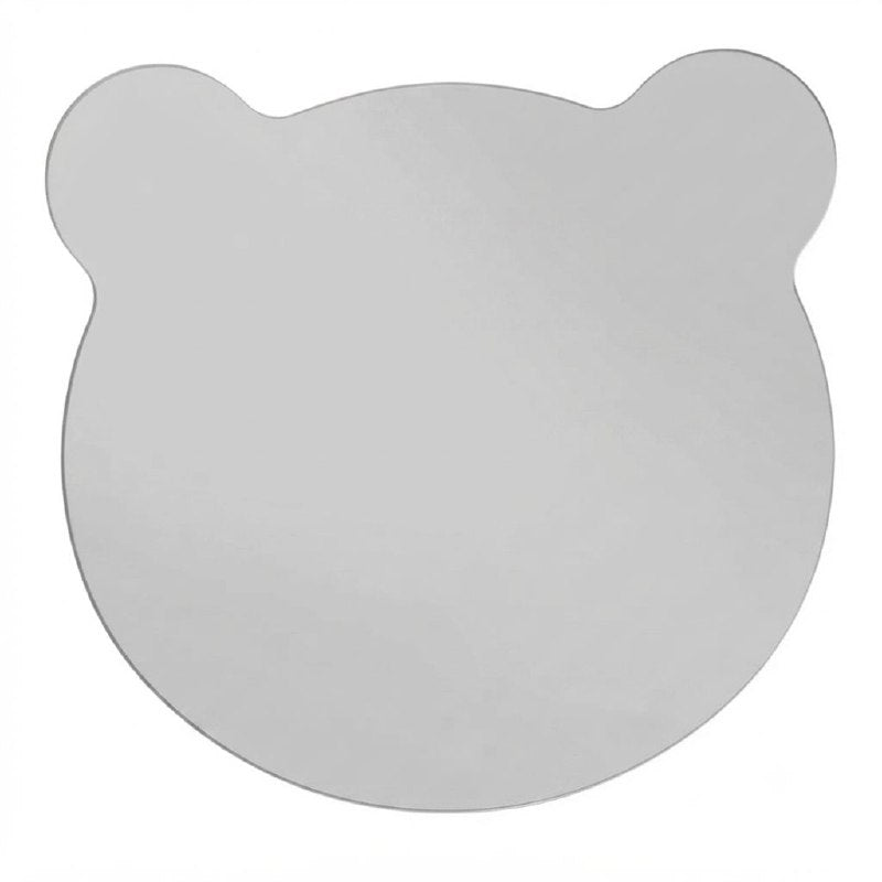 ESPEJO DECORATIVO ADHESIVO EN FORMA DE OSO ACRILICO IRROMPIBLE PARA PARED 26X26CM