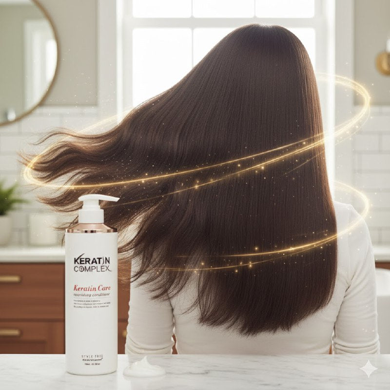 ACONDICIONADOR CON QUERATINA SUAVIZANTE ANTIFRIZZ KERATINE COMPLEX 750ML