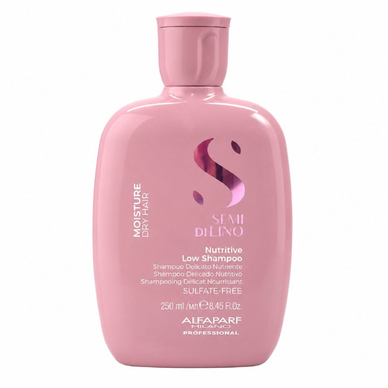 SHAMPOO NUTRITIVO E HIDRATANTE DE LIMPIEZA SUAVE SIN SULFATOS PARA CABELLO SECO ALFAPARF 250ML