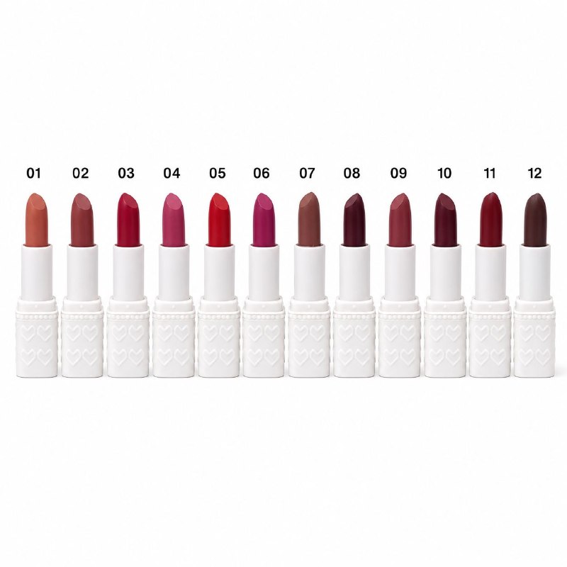 LIPSTICK MATTE DE LARGA DURACION Y ALTA PIGMENTACION YH BEJA COSMETICS 3.6G