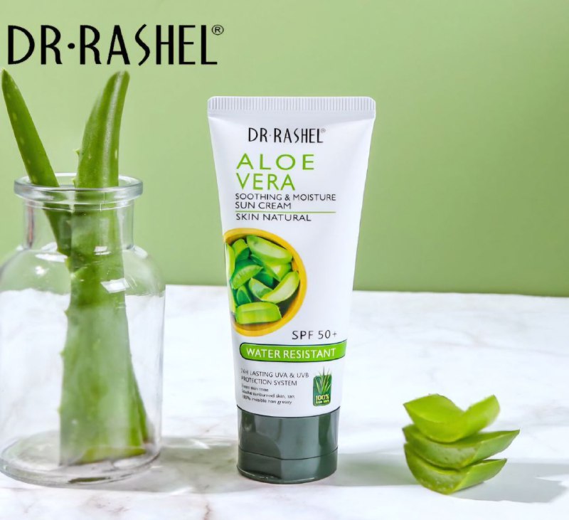 CREMA FACIAL Y PROTECTOR SOLAR CON EXTRACTO DE ALOE VERA DR RASHEL 60G