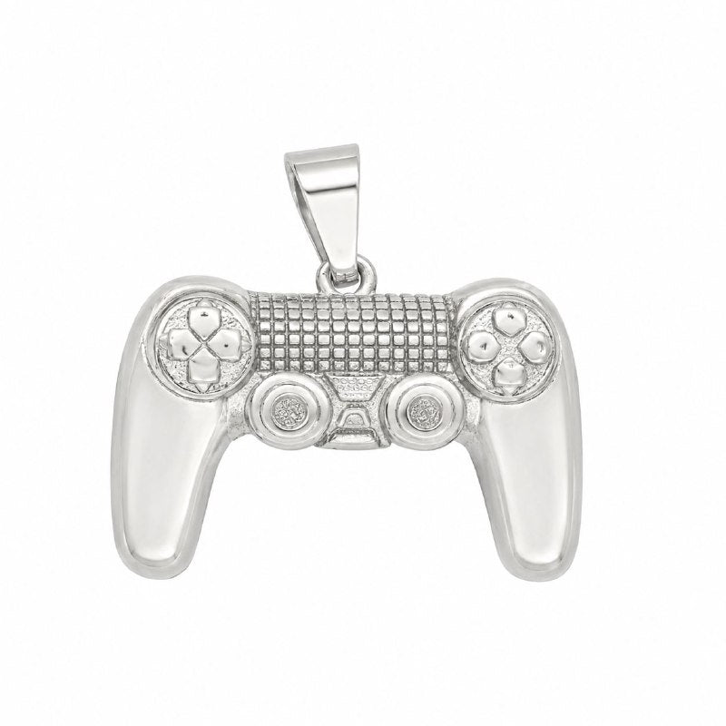 DIJE DE ENCHAPE PARA CADENA CON DISEÑO DE CONTROL DE PLAYSTATION 3CM
