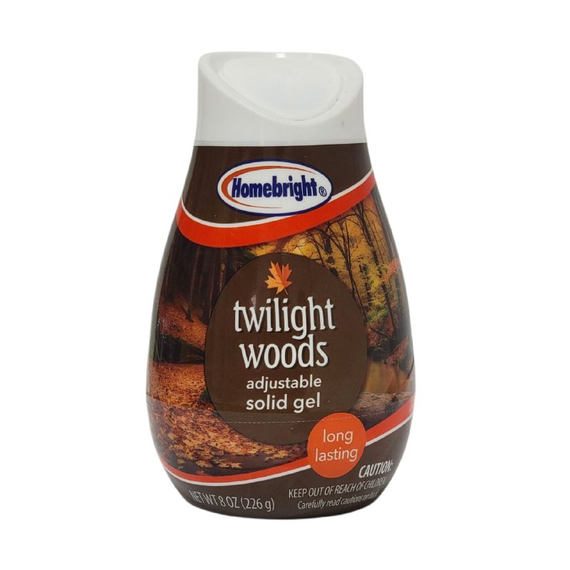AMBIENTADOR AROMATIZANTE DE GEL SOLIDO DE BOSQUE CREPUSCULAR HOMEBRIGHT226G